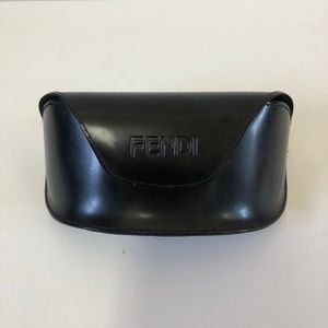 Fendi Oversized Black Soft Sunglasses Glass Case